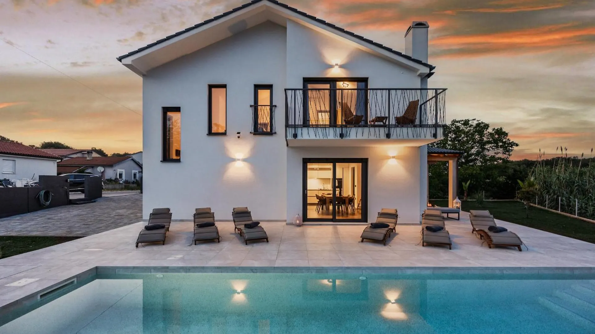 Villa Enja For 8 People Near Pula With Private Pool & Pet Friendly Vintijan Croatia